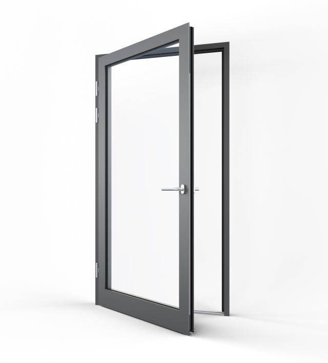 Pure Commercial Single Door Open In