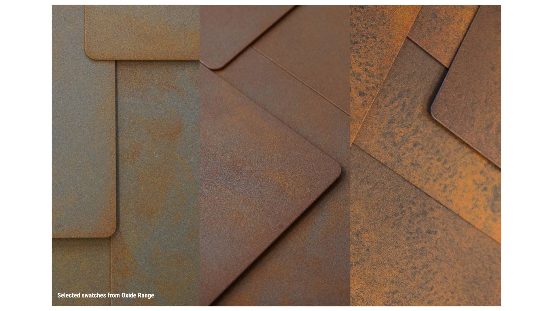 Oxide Range - Rusted Metal-Effect Polymer Finishes