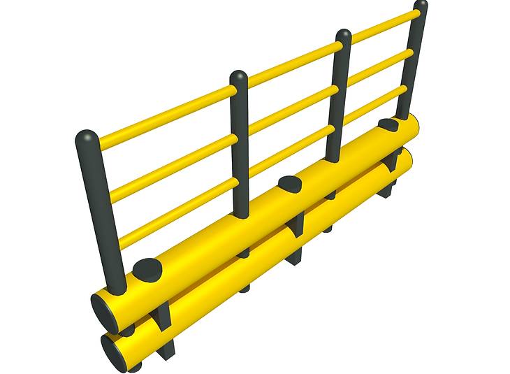 P-FLEX Double Barrier Rail 