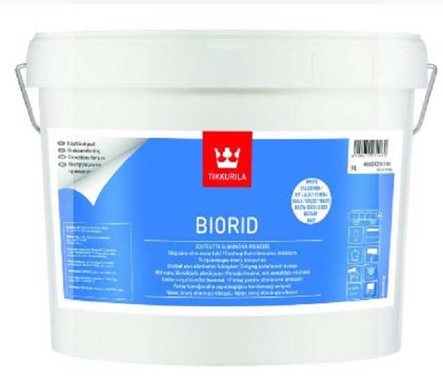 BioRid - waterbased anti condensation and anti mould coating