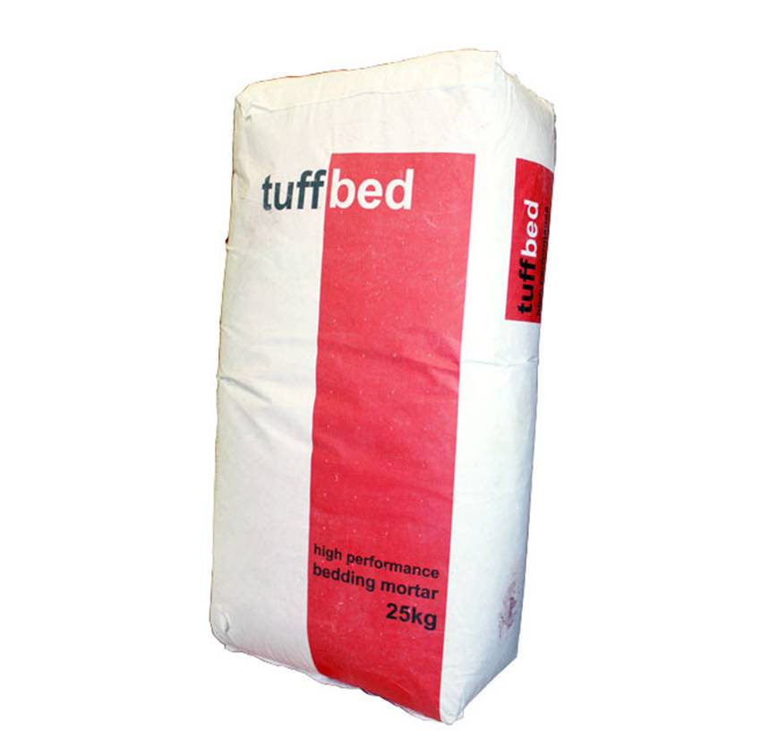 tuffbed High Performance Bedding Mortar - BS7533-101 Type35 bedding mortar