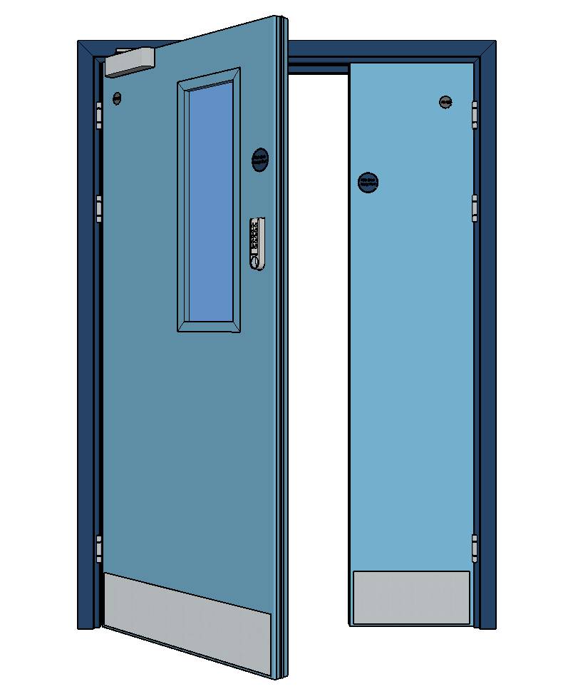 Refinedoor - Type 4 - PVC Postformed Severe Duty Doorset