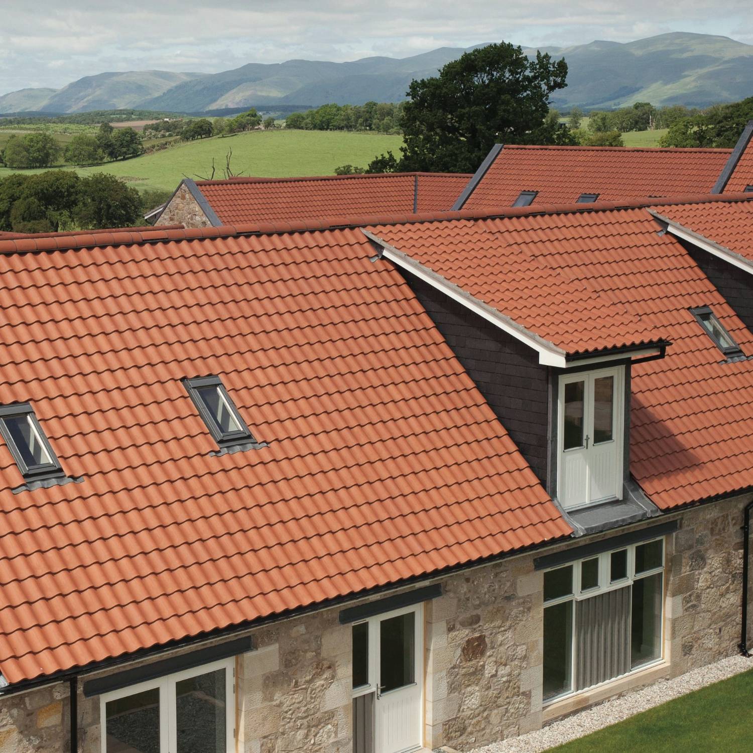 Neo Plus Pantile Clay Roof Tile - Interlocking With Open Gauge Design