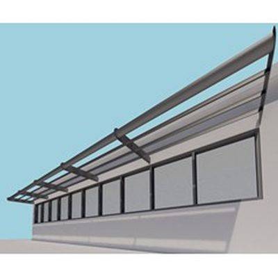 Aluminium Brise Soleil - Solar Shading: Shadex 260 Horizontal With Tube - Brise Soleil