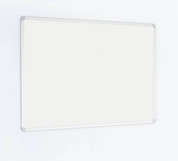 Sundeala Low Gloss Projection Dry Wipe Whiteboard Board With Aluminium Frame Vitreous