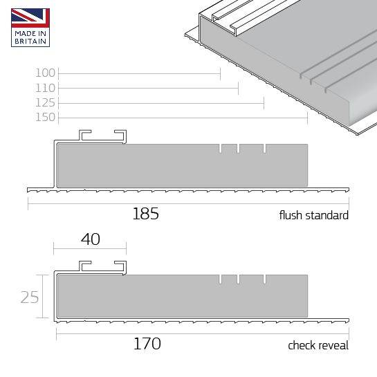 Dacatie TF Insulated Multicloser Cavity Closer For Window And Door Reveals