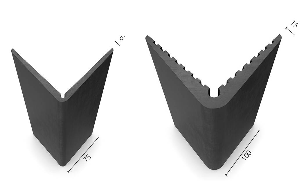 CS Acrovyn® 100C/ 75C Rubber Corner Guards Construction Specialties