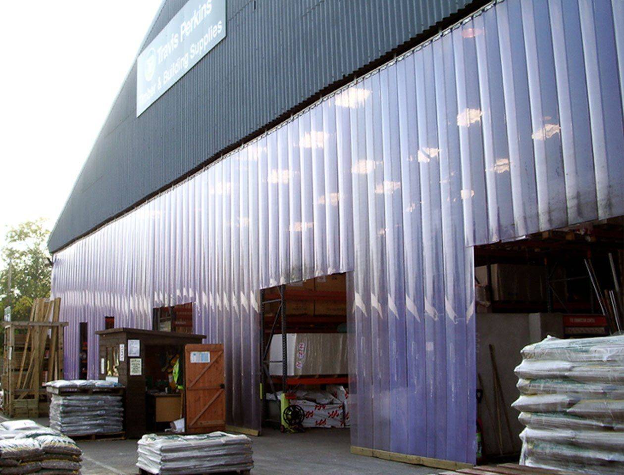 PVC Strip Curtain EV Range - PVC Curtain