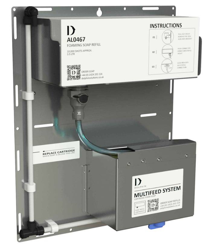 DS800 Dolphin Foam Soap Cartridge Multifeed System