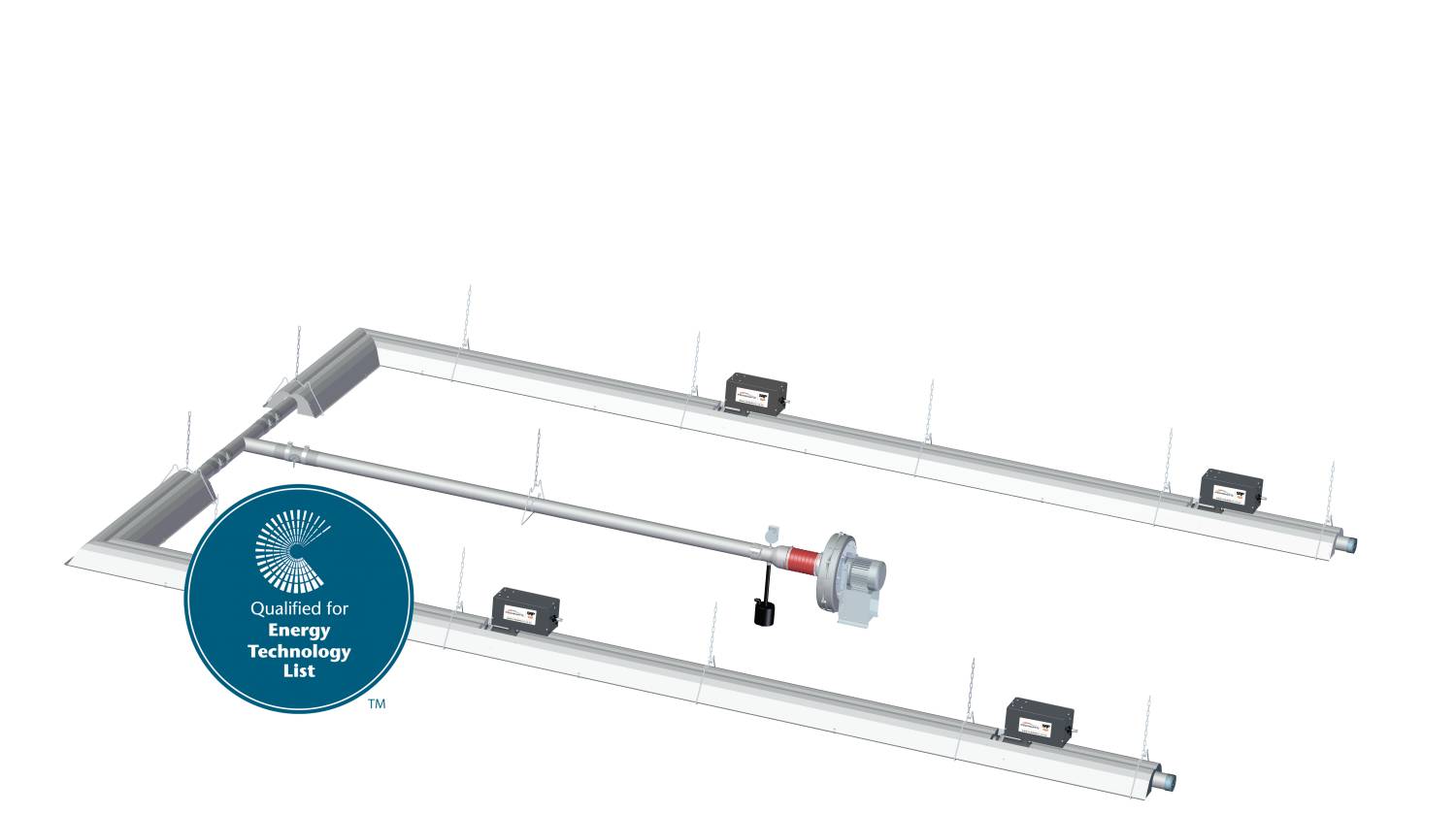 Gas Fired Powrmatic PCV Continuous Radiant Systems