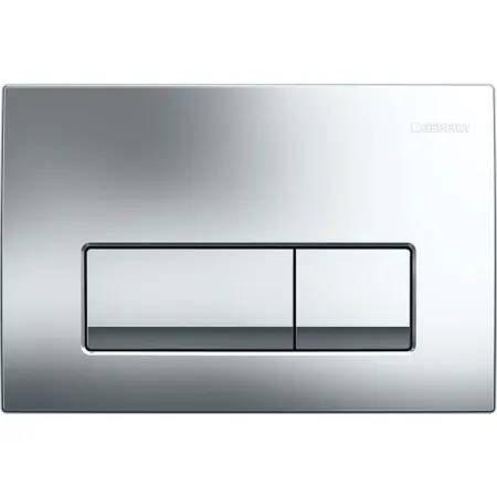 Geberit Delta50 Flush Plate For Dual Flush, Square