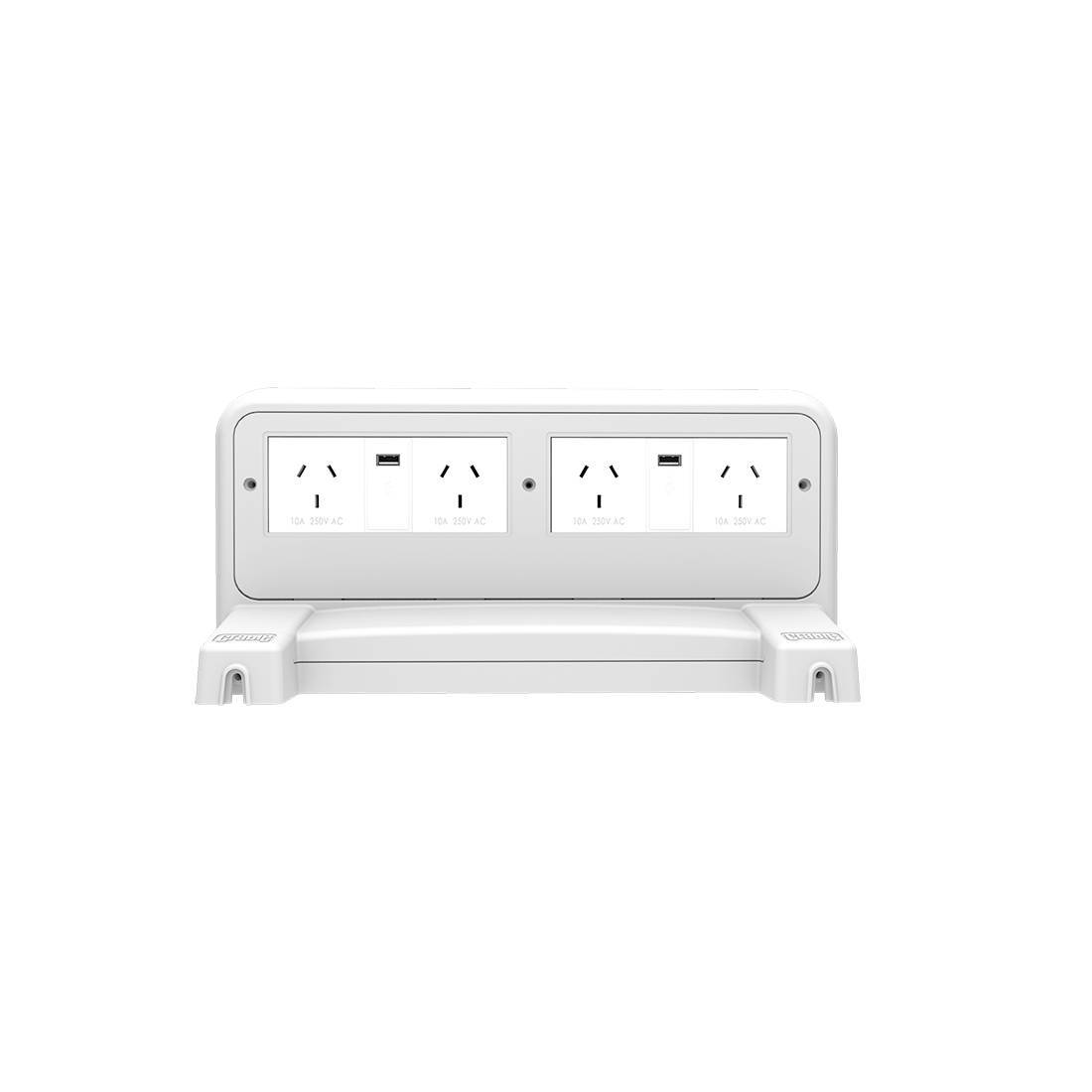 Charging Shelf Station - Australasia Type I - Wireless, USB and Socket Charging