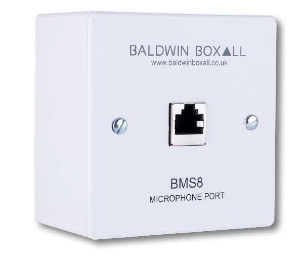 BMS8 Voice Alarm Control Microphone Termination Box                   