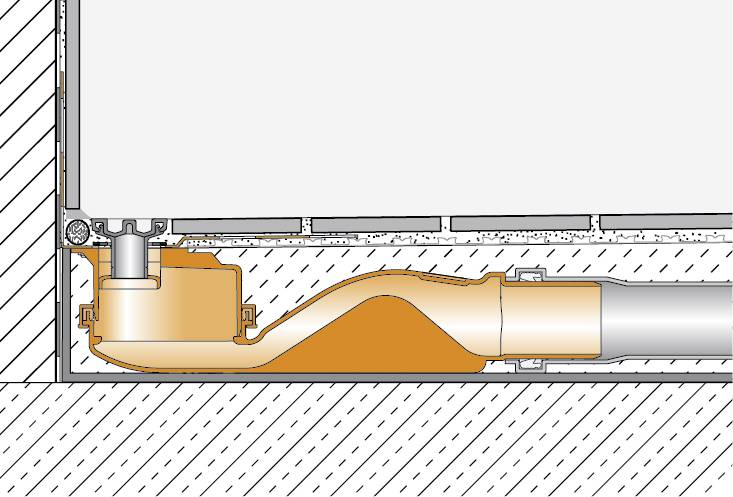 Schlüter®-KERDI-LINE-VARIO-H - Linear Drainage System for Tiled Showers