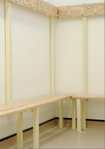 Single Sided Changing Room Bench