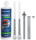 Rawlplug®  KEM-II Styrene-Free Polyester Resin - Universal Bonded Anchors