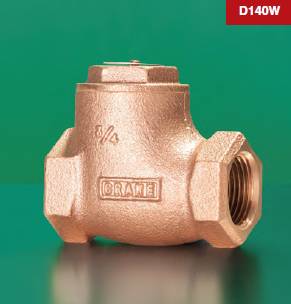 D140W Check Valve Swing Pattern