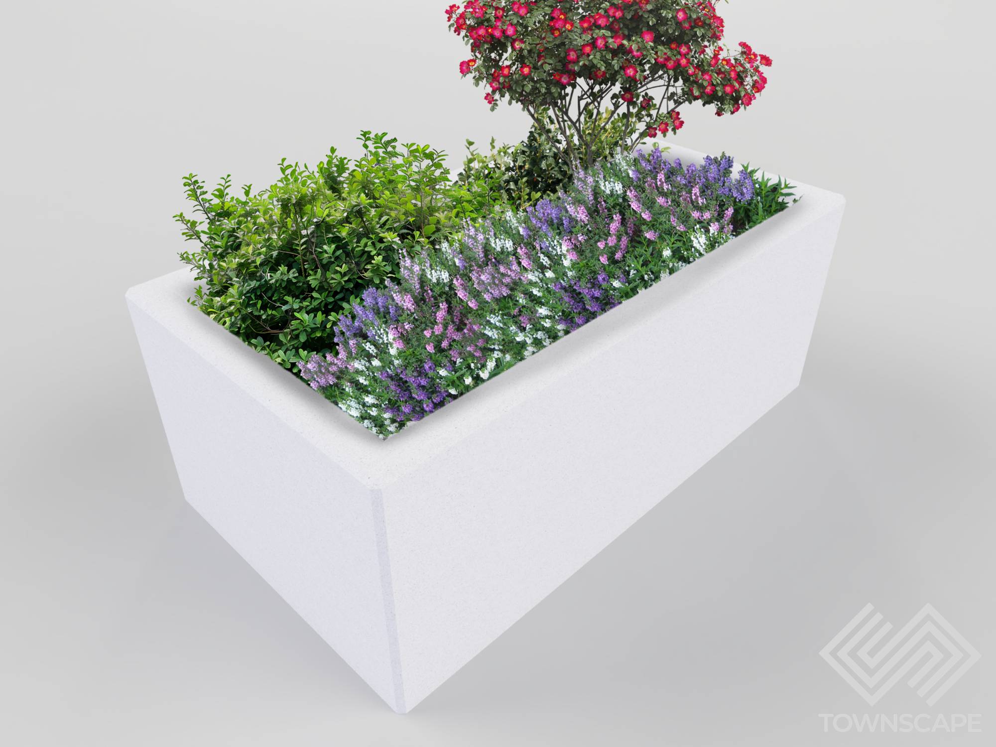 Townscape Concrete Block Planter 