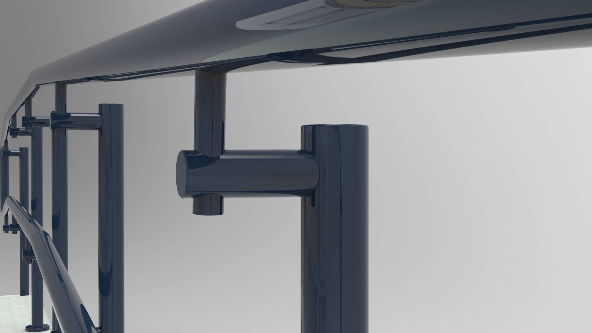 Spectrum® Rail2Ramp Balustrade with Centric Stanchions