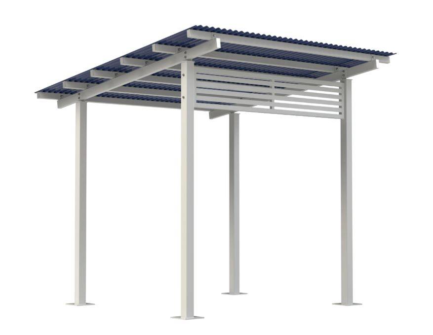 Aluminium Skillion Shelter 