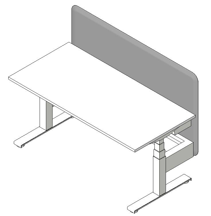 Work2.1 Sit-Stand Single Desk 1600mm