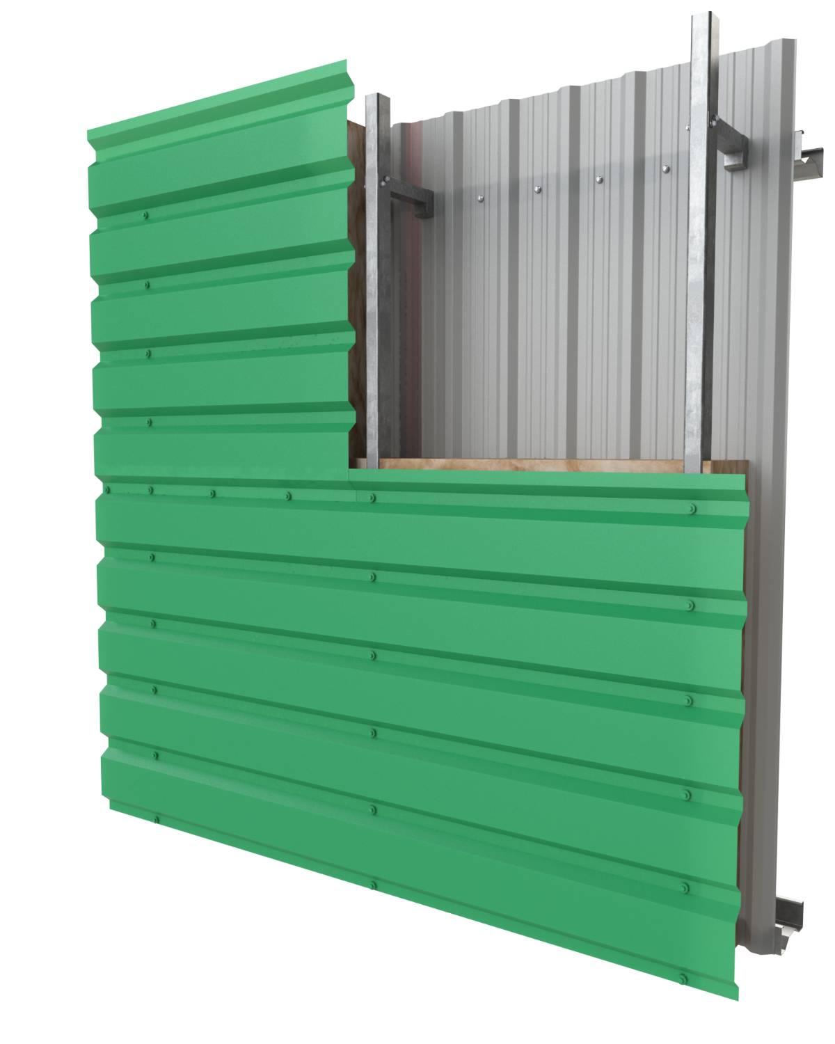 PRX-V-WS02 - Built-up Metal Wall System