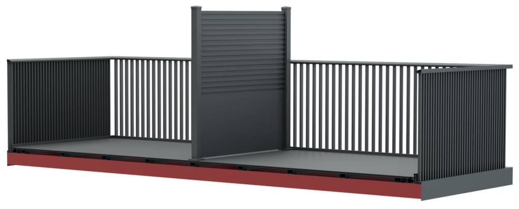 A-Fence Aluminium Balcony Dividers & Privacy Screens - Aluminium Balcony Dividers