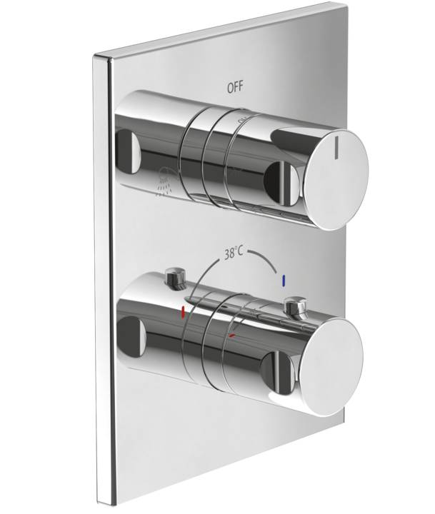 Universal Taps & Fittings	Concealed Thermostat with Two Function Volume Control TVD000653000
