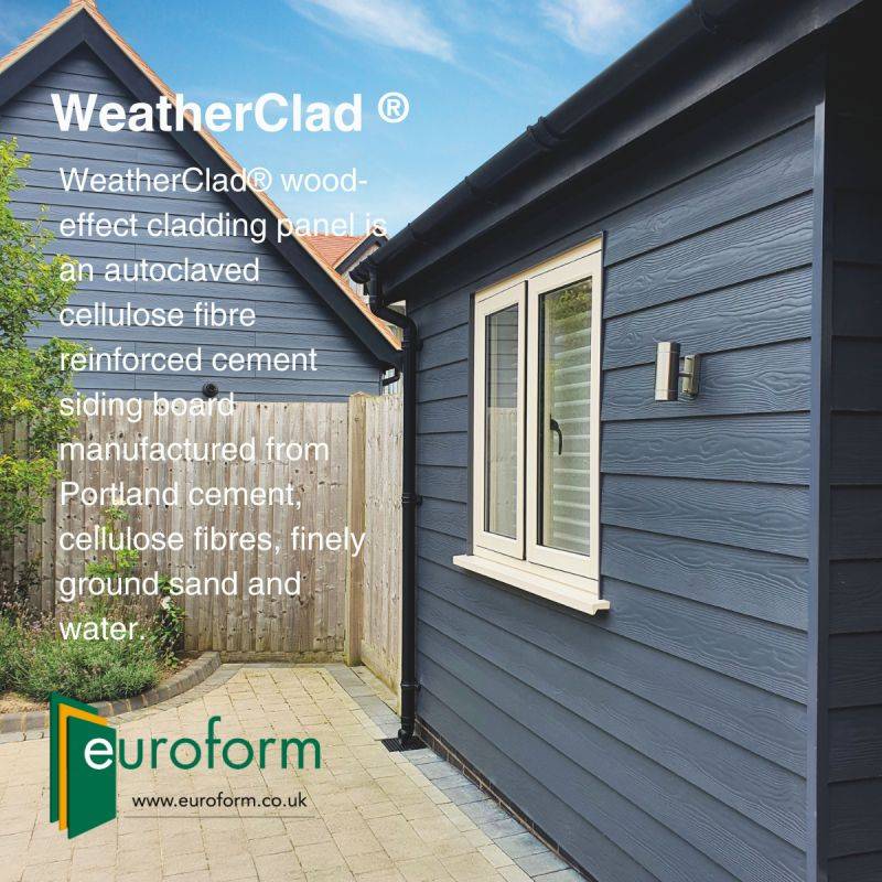 WEATHERCLAD® Fibre cement external weatherboard cladding - Wood Effect Fibre Cement Weatherboard
