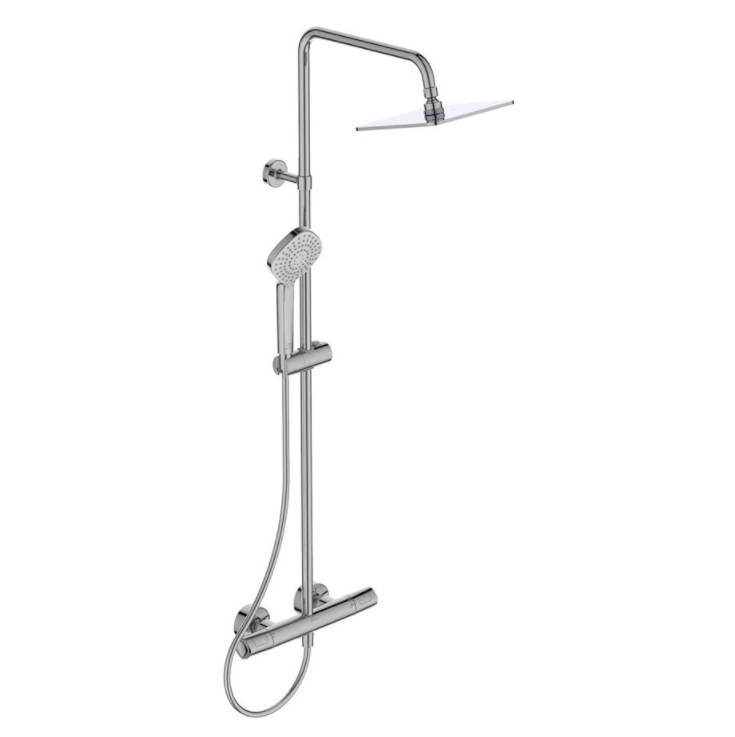 Ceratherm T100 Square Dual Exposed Thermostatic Shower Mixer Pack