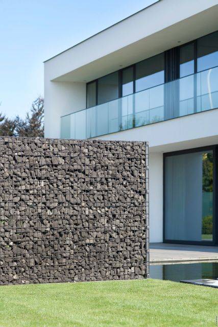 Zenturo Gabion Wall - Metal Mesh Fence Panel