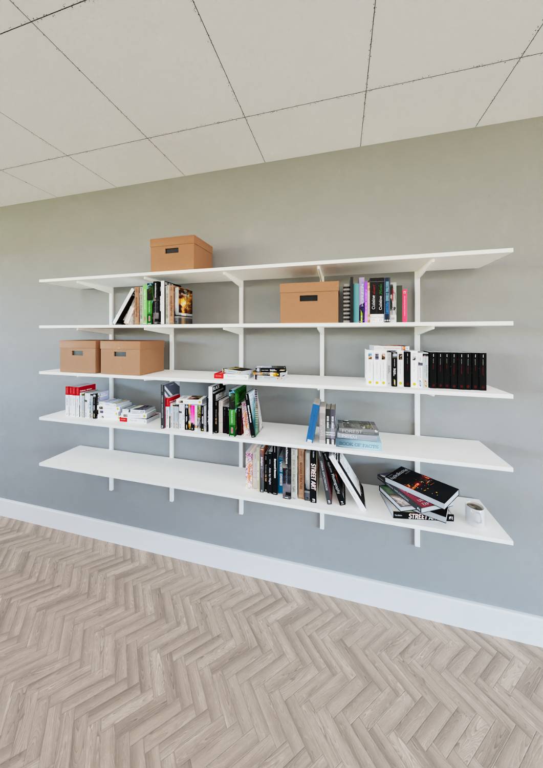 Silfor - Spur Shelving - Adjustable Track Shelving