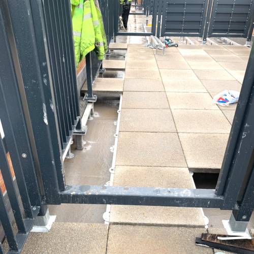 Wallbarn Substructure Class A Fire Rated Paving System