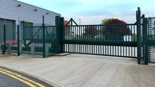 PAS68 Terra Sliding Cantilevered Gate  - Anti-Terrorist HVM Sliding Gate