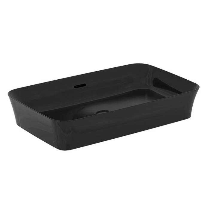 Ipalyss 65 cm Rectangular Vessel Washbasin with overflow