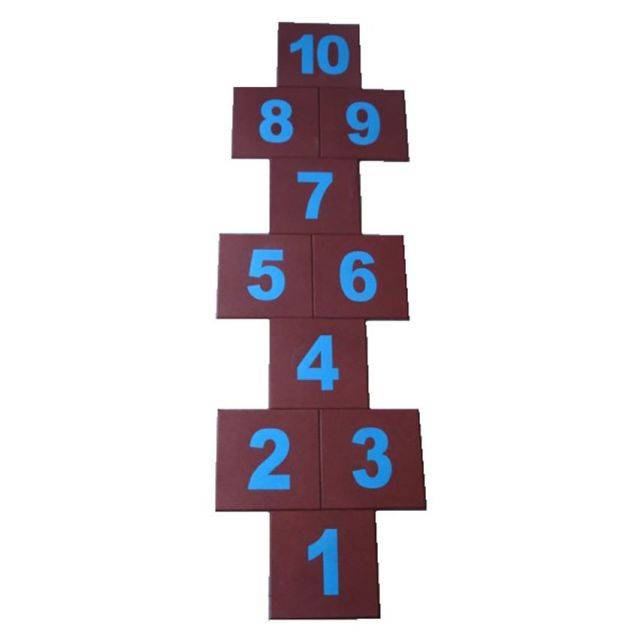Dflect Numbered Tile Set - Rubber Tile