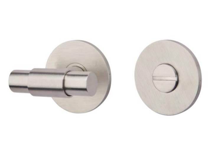 Collared T Turn and Emergency Release on Slimline Rose (CHTT13)  - Turn and Release Door Bolt
