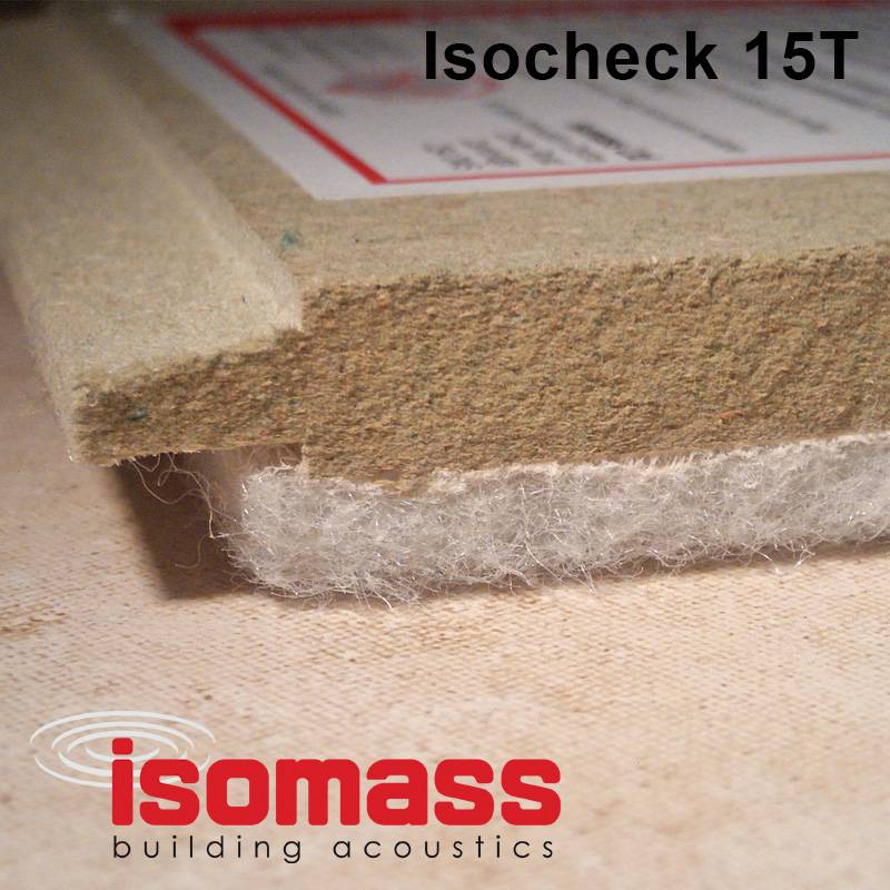 Acoustic floor panel- Isocheck 28T, 24T & 15T acoustic overlay panel. - Acoustic Floor - Platform Floating Floor
