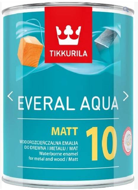 Everal Aqua Matt [10] - Waterbased trade acrylic enamel matt paint