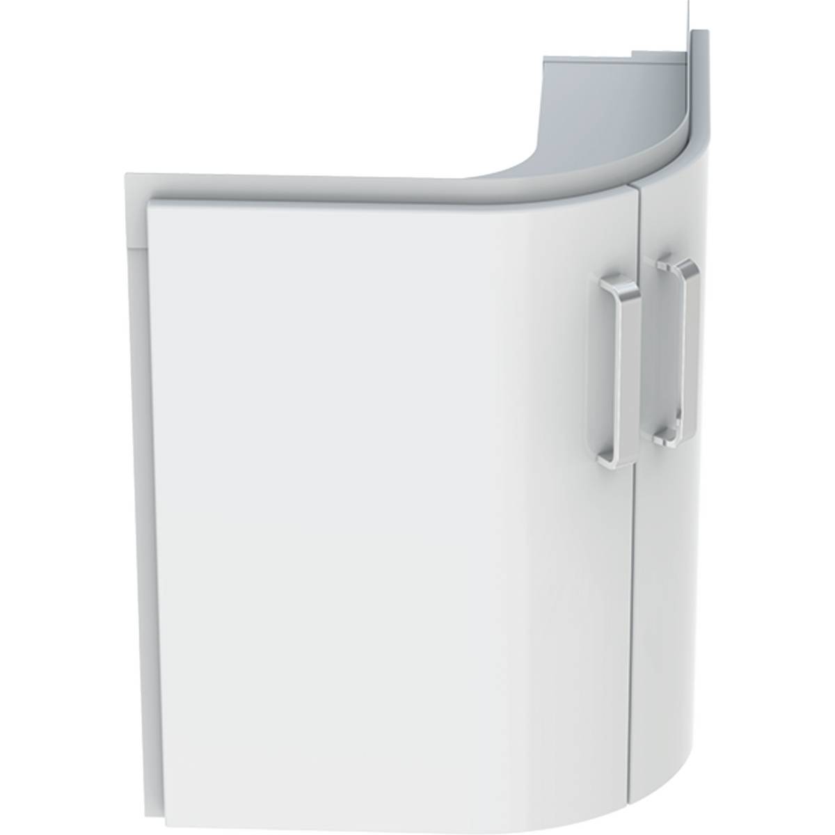 Selnova Compact Cabinet for Corner Washbasin, with Two Doors