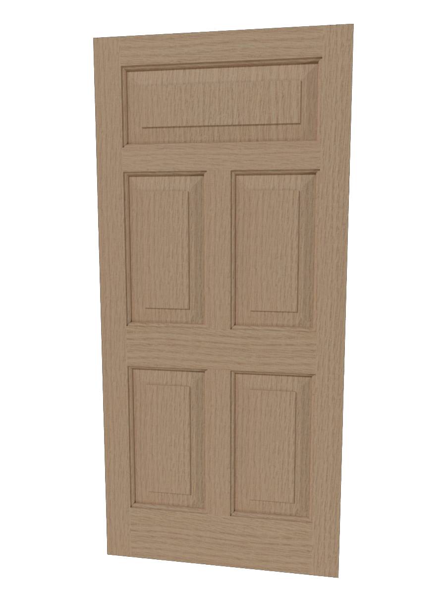 Traditional 5 Panel Door - Solid Timber Door
