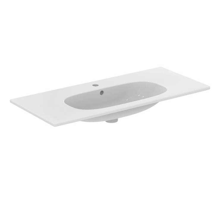 Tesi 100 cm Vanity Washbasin, One Tap Hole With Overflow