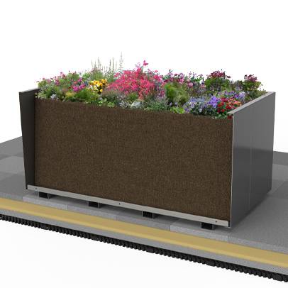 Stapel Planter Tubs - Classic Steel Plant Container