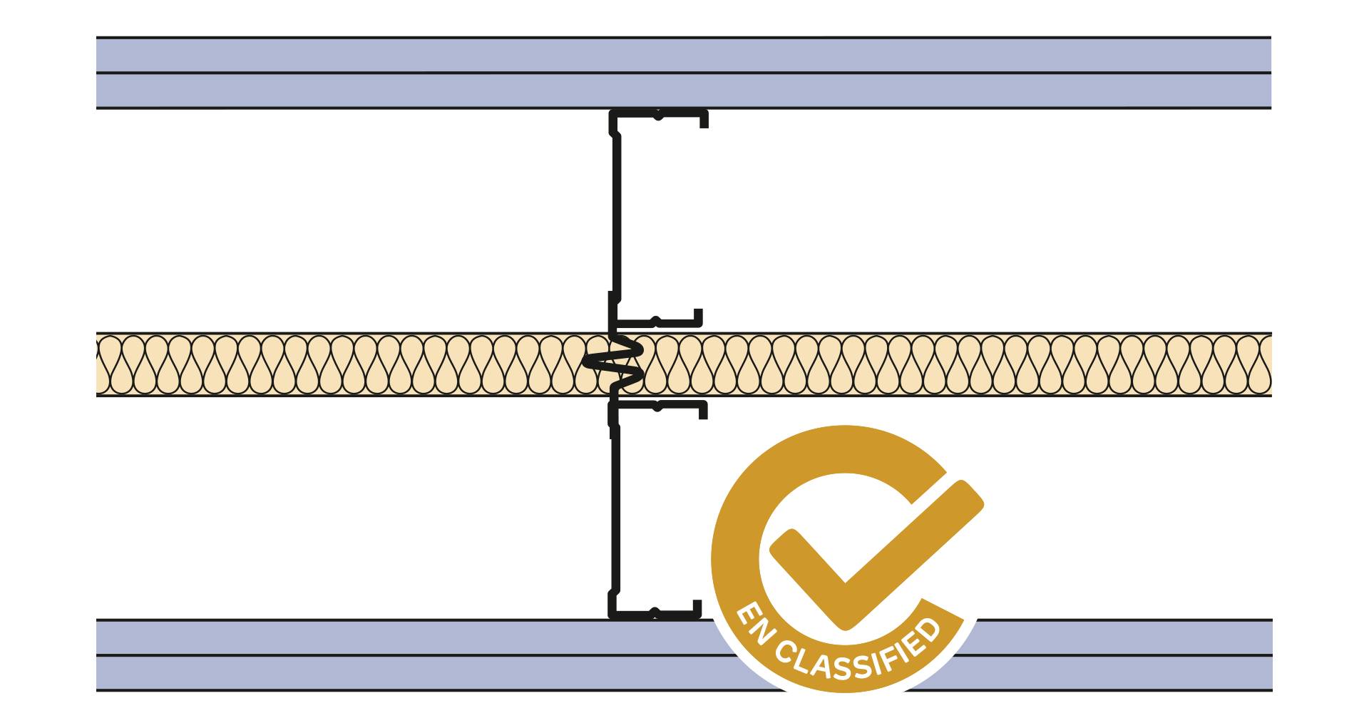 Siniat Twin Frame Metal Stud Partition Twin(AB)-CS90R-215dB-25G(280)