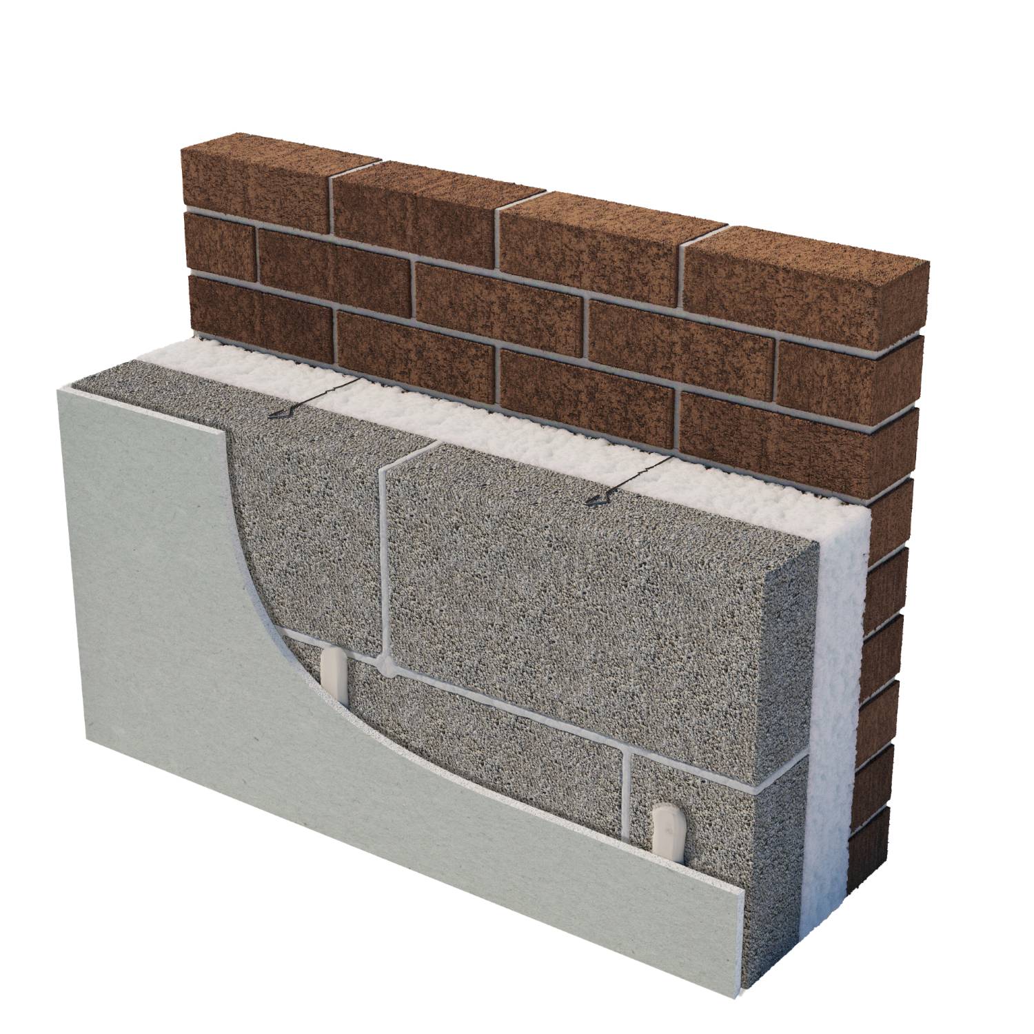 Superglass® Superwhite™ 34 Blown Cavity Wall Insulation - Cavity Wall Insulation