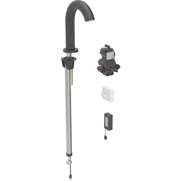 Geberit Piave washbasin tap, deck-mounted, battery operation, for concealed function box