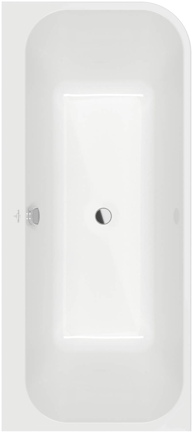 Architectura Back-to-Wall Bath for Left Corner Installation UBA180ARE9CL00V