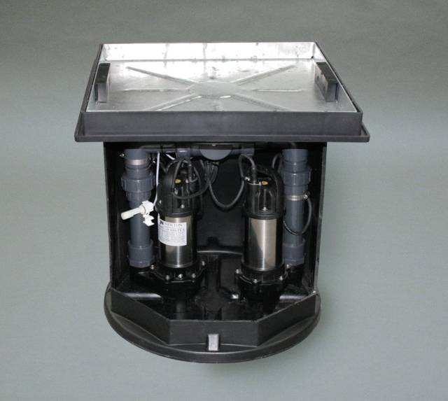 Compact Sump Pumping System For Collecting Surface and Ground Water - Newton Titan Pump System - Compact Packaged Pumping System