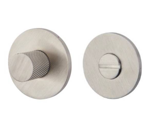 Knurled Thumb Turn and Emergency Release on Slimline Rose (CHTT12) - Turn and Release Bolt