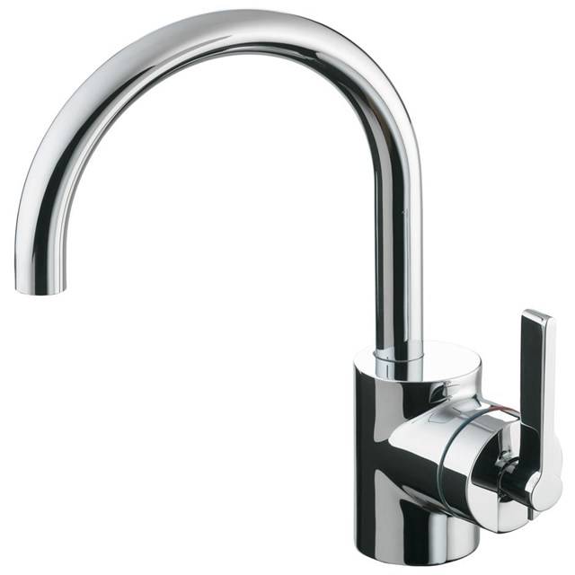 Silver Single Lever Basin Mixer